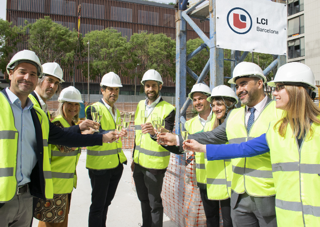 Visit construction new LCI Barcelona campus