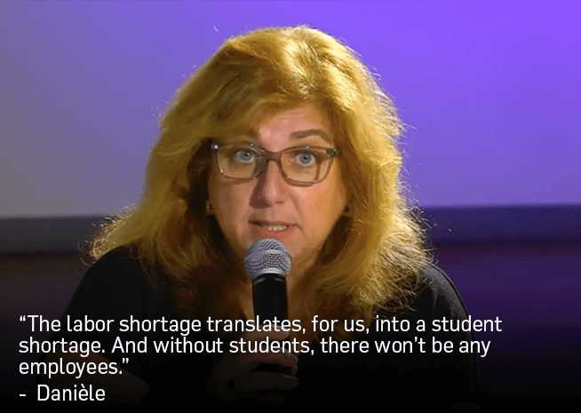 Tourism Panel - Quote from Danièle