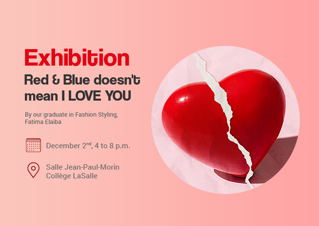 Exhibition: Red & Blue doesn't mean I LOVE YOU