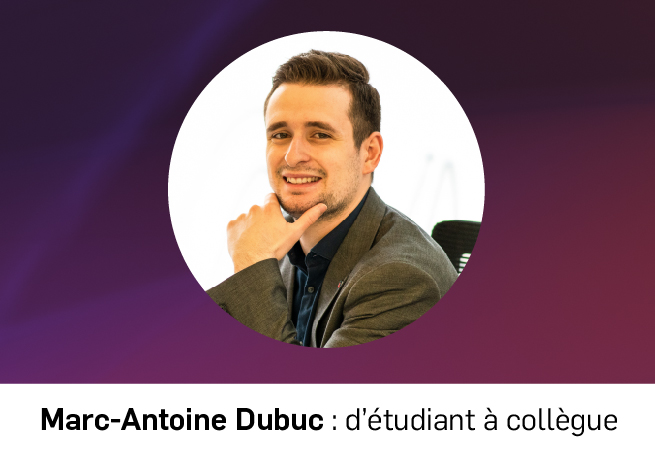 Marc-Antoine Dubuc: d’étudiant à collègue au Collège LaSalle