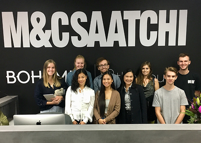 MCSaatchi group in office
